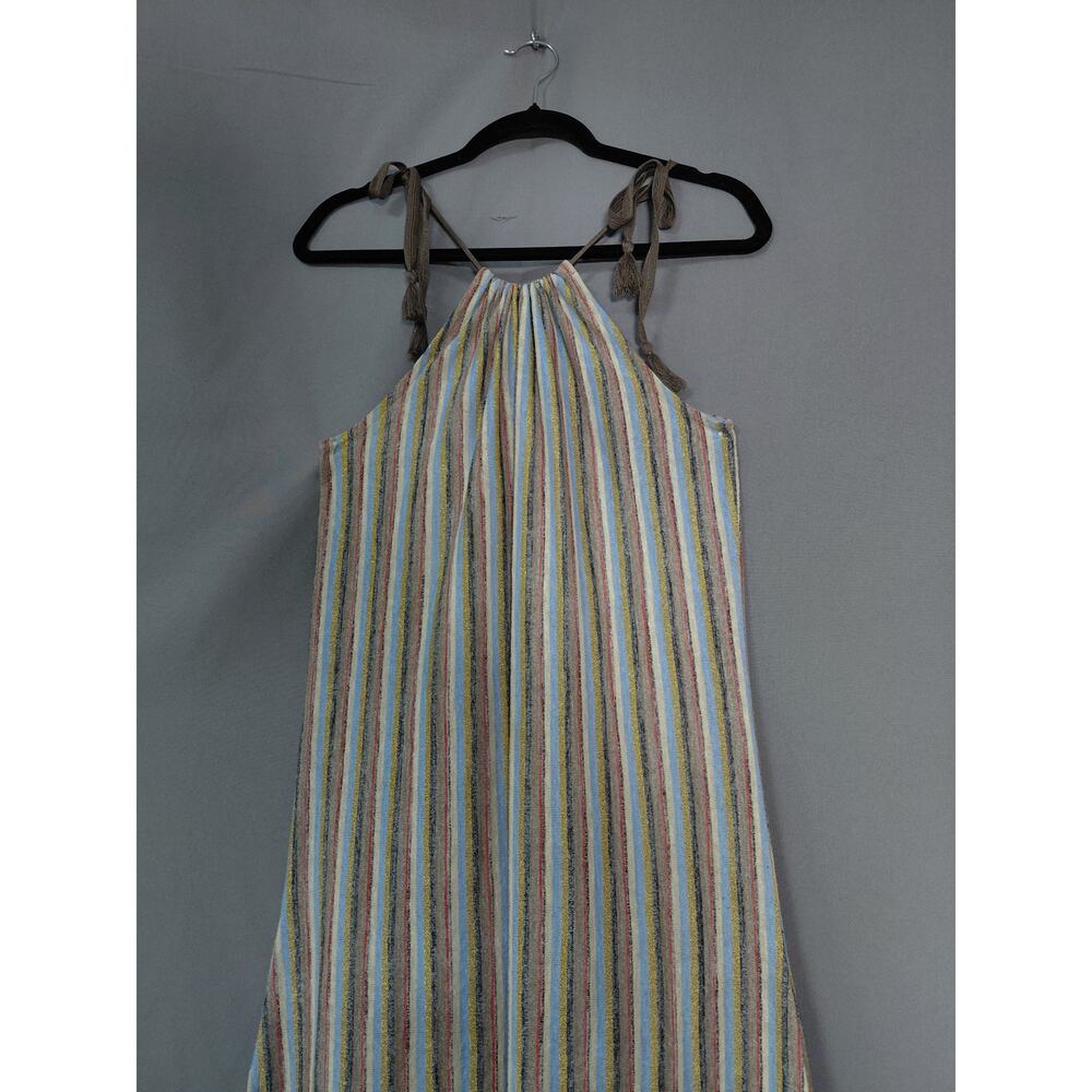 Zara Trafaluc Multicolor Maxi Knit Striped Lightweight Dress Women Size S - Picture 5 of 12